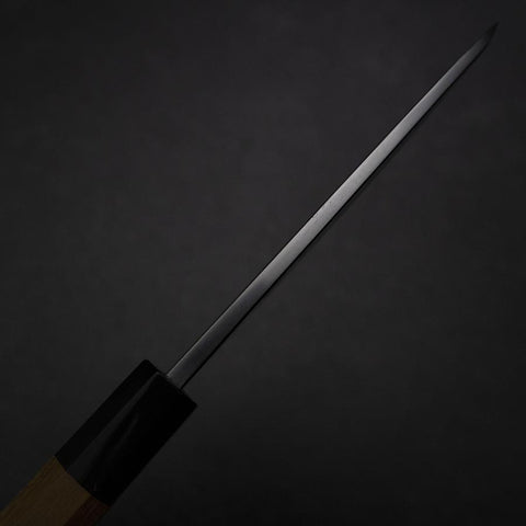 Deba Blue Steel #1 Kasumi Buffalo Teak Handle 135mm-[Musashi]-[Japanese-Kitchen-Knives]