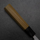 Deba Blue Steel #1 Kasumi Buffalo Teak Handle 135mm-[Musashi]-[Japanese-Kitchen-Knives]