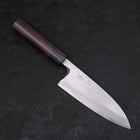 Deba Blue Steel #2 Damascus Shitan Handle 150mm (5.9”)-[Musashi]-[Japanese-Kitchen-Knives]