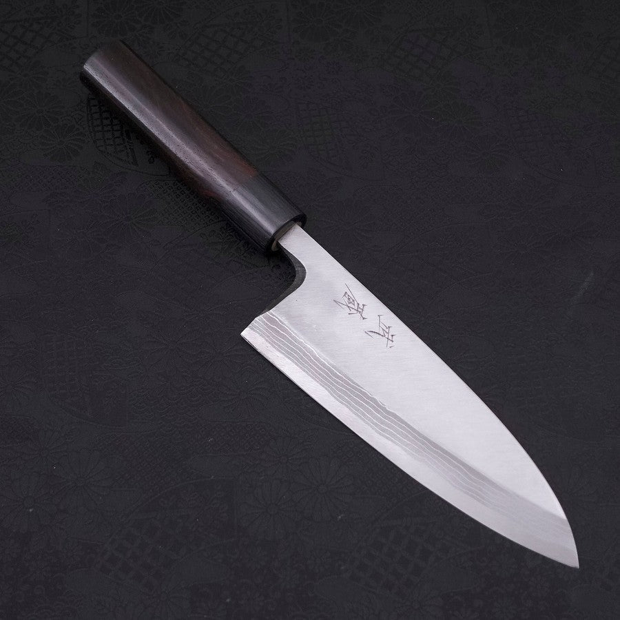 出刃 青紙2号 ダマスカス 紫檀柄 165mm – MUSASHI