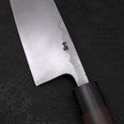 Deba Blue Steel #2 Damascus Shitan Handle 180mm (7”)-[Musashi]-[Japanese-Kitchen-Knives]