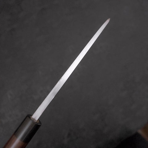 Deba Blue Steel #2 Damascus Shitan Handle 180mm (7”)-[Musashi]-[Japanese-Kitchen-Knives]