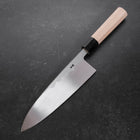 Deba Blue Steel #2 Kasumi Buffalo Magnolia Handle 210mm (8.3”)-[Musashi]-[Japanese-Kitchen-Knives]