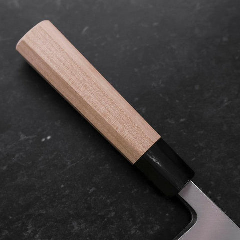 Deba Blue Steel #2 Kasumi Buffalo Magnolia Handle 210mm (8.3”)-[Musashi]-[Japanese-Kitchen-Knives]