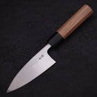 Deba Blue Steel #2 Kasumi Walnut Handle 120mm (4.7”)-[Musashi]-[Japanese-Kitchen-Knives]