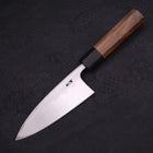Deba Blue Steel #2 Kasumi Walnut Handle 135mm (5.3”)-[Musashi]-[Japanese-Kitchen-Knives]
