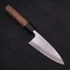 Deba Blue Steel #2 Kasumi Walnut Handle 135mm (5.3”)-[Musashi]-[Japanese-Kitchen-Knives]