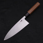 Deba Blue Steel #2 Kasumi Walnut Handle 180mm (7”)-[Musashi]-[Japanese-Kitchen-Knives]