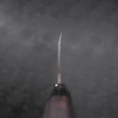 Deba Blue Steel #2 Kurouchi Buffalo Ebony Handle 300mm - Thick (11.8”)-[Musashi]-[Japanese-Kitchen-Knives]