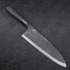 Deba Blue Steel #2 Kurouchi Buffalo Ebony Handle 300mm - Thick (11.8”)-[Musashi]-[Japanese-Kitchen-Knives]