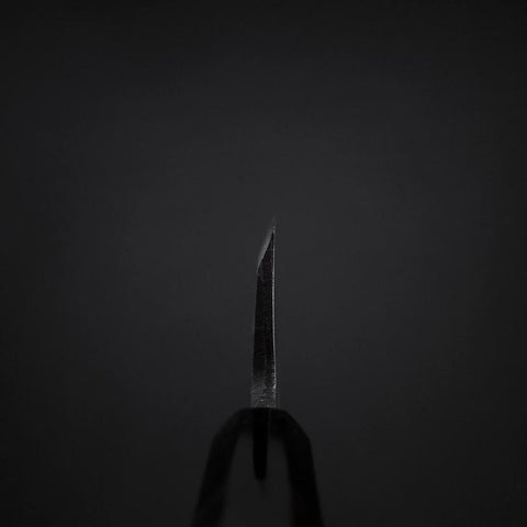 Deba Blue Steel #2 Kurouchi Chokin Dragon Buffalo Ebony Handle 150mm (5.9”)-[Musashi]-[Japanese-Kitchen-Knives]