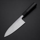 Deba Blue Steel #2 Kurouchi Chokin Dragon Buffalo Ebony Handle 150mm-[Musashi]-[Japanese-Kitchen-Knives]