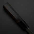 Deba Blue Steel #2 Kurouchi Chokin Dragon Buffalo Ebony Handle 150mm-[Musashi]-[Japanese-Kitchen-Knives]