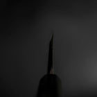 Deba Blue Steel #2 Kurouchi Chokin Sakura-Fuji Buffalo Ebony Handle 170mm-[Musashi]-[Japanese-Kitchen-Knives]