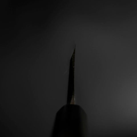 Deba Blue Steel #2 Kurouchi Chokin Sakura-Fuji Buffalo Ebony Handle 170mm-[Musashi]-[Japanese-Kitchen-Knives]