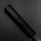 Deba Blue Steel #2 Kurouchi Chokin Sakura-Fuji Buffalo Ebony Handle 170mm-[Musashi]-[Japanese-Kitchen-Knives]