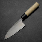 Deba Blue Steel #2 Kurouchi Magnolia Handle 120mm (4.7”)-[Musashi]-[Japanese-Kitchen-Knives]