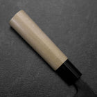 Deba Blue Steel #2 Kurouchi Magnolia Handle 150mm (5.9”)-[Musashi]-[Japanese-Kitchen-Knives]