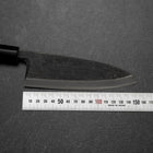 Deba Blue Steel #2 Kurouchi Magnolia Handle 150mm (5.9”)-[Musashi]-[Japanese-Kitchen-Knives]