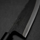 Deba Blue Steel #2 Kurouchi Magnolia Handle 165mm (6.5”)-[Musashi]-[Japanese-Kitchen-Knives]