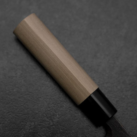 Deba Blue Steel #2 Kurouchi Magnolia Handle 165mm (6.5”)-[Musashi]-[Japanese-Kitchen-Knives]