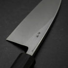 Deba Blue Steel #2 Suminagashi Buffalo Ebony Handle 150mm (5.9”)-[Musashi]-[Japanese-Kitchen-Knives]