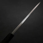 Deba Blue Steel #2 Suminagashi Buffalo Ebony Handle 165mm (6.5”)-[Musashi]-[Japanese-Kitchen-Knives]