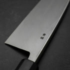 Deba Blue Steel #2 Suminagashi Buffalo Ebony Handle 180mm (7”)-[Musashi]-[Japanese-Kitchen-Knives]