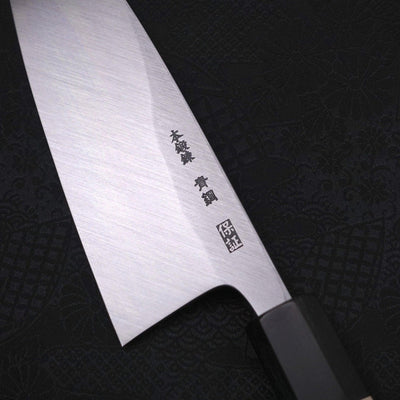 Deba Blue steel #2 Kasumi Buffalo Magnolia Handle 165mm-Blue steel #2-Kasumi-Japanese Handle-[Musashi]-[Japanese-Kitchen-Knives]
