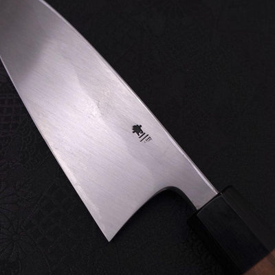 Deba Blue steel #2 Kasumi Walnut Handle 165mm-Blue steel #2-Kasumi-Japanese Handle-[Musashi]-[Japanese-Kitchen-Knives]