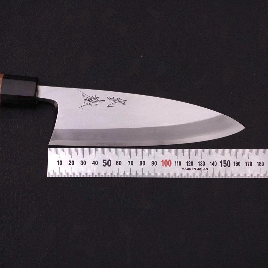 Deba Blue steel #2 Kasumi Walnut Handle 165mm-Blue steel #2-Kasumi-Japanese Handle-[Musashi]-[Japanese-Kitchen-Knives]
