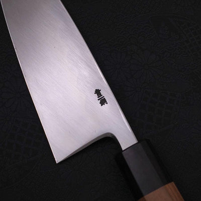 Deba Blue steel #2 Kasumi Walnut Handle 195mm-Blue steel #2-Kasumi-Japanese Handle-[Musashi]-[Japanese-Kitchen-Knives]