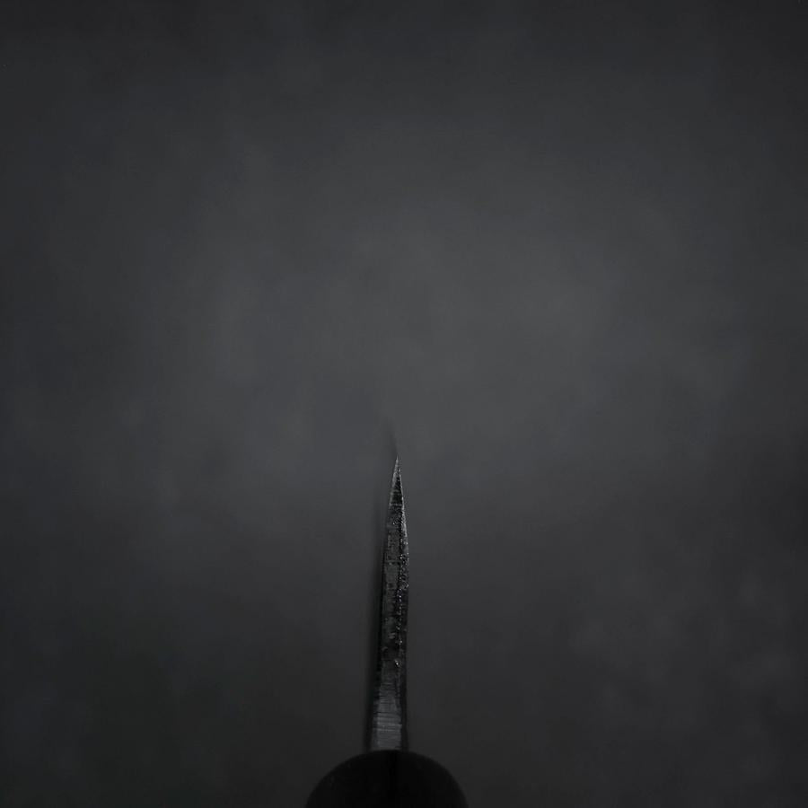 Deba Blue Steel #2 Kurouchi Buffalo Magnolia Handle 170mm-[Musashi]-[Japanese-Kitchen-Knives]