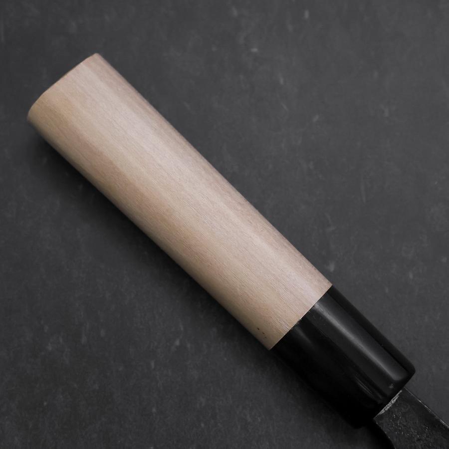 Deba Blue Steel #2 Kurouchi Buffalo Magnolia Handle 170mm-[Musashi]-[Japanese-Kitchen-Knives]