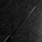 Deba Double Bevel Blue Steel #2 Kurouchi Shitan Handle 150mm-[Musashi]-[Japanese-Kitchen-Knives]