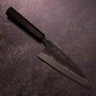 Deba Double Bevel White Steel #2 Kurouchi Buffalo Ebony Handle 165mm-[Musashi]-[Japanese-Kitchen-Knives]