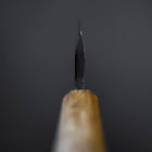 Deba Double Bevel White Steel #2 Kurouchi Oak Handle 105mm-[Musashi]-[Japanese-Kitchen-Knives]