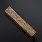 Deba Double Bevel White Steel #2 Kurouchi Oak Handle 105mm-[Musashi]-[Japanese-Kitchen-Knives]