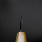 Deba Double Bevel White Steel #2 Kurouchi Oak Handle 120mm-[Musashi]-[Japanese-Kitchen-Knives]