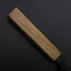 Deba Double Bevel White Steel #2 Kurouchi Oak Handle 120mm-[Musashi]-[Japanese-Kitchen-Knives]