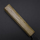 Deba Double Bevel White Steel #2 Kurouchi Oak Handle 150mm (5.9”)-[Musashi]-[Japanese-Kitchen-Knives]