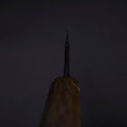 Deba Double Bevel White Steel #2 Kurouchi Oak Handle 150mm-[Musashi]-[Japanese-Kitchen-Knives]