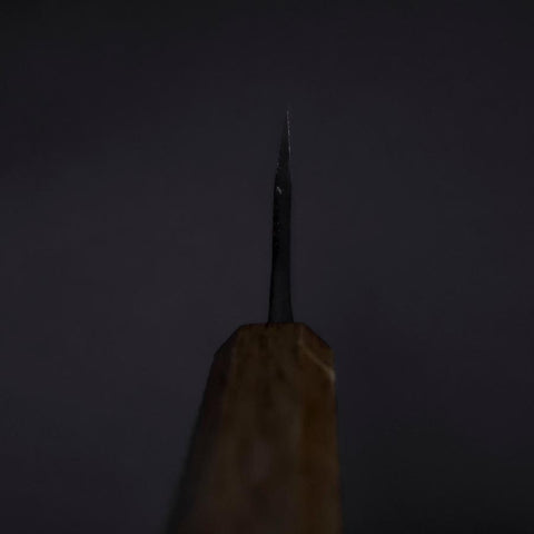 Deba Double Bevel White Steel #2 Kurouchi Oak Handle 150mm-[Musashi]-[Japanese-Kitchen-Knives]