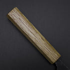 Deba Double Bevel White Steel #2 Kurouchi Oak Handle 150mm-[Musashi]-[Japanese-Kitchen-Knives]