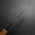Deba Double Bevel White Steel #2 Kurouchi Oak Handle 180mm (7”)-[Musashi]-[Japanese-Kitchen-Knives]