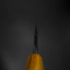 Deba Double Bevel White Steel #2 Kurouchi Oak Handle 180mm-[Musashi]-[Japanese-Kitchen-Knives]