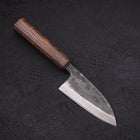 Deba Double Bevel White Steel #2 Kurouchi Sumi Urushi Handle 105mm (4.1”)-[Musashi]-[Japanese-Kitchen-Knives]