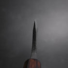 Deba Double Bevel White Steel #2 Kurouchi Sumi Urushi Handle 180mm-[Musashi]-[Japanese-Kitchen-Knives]