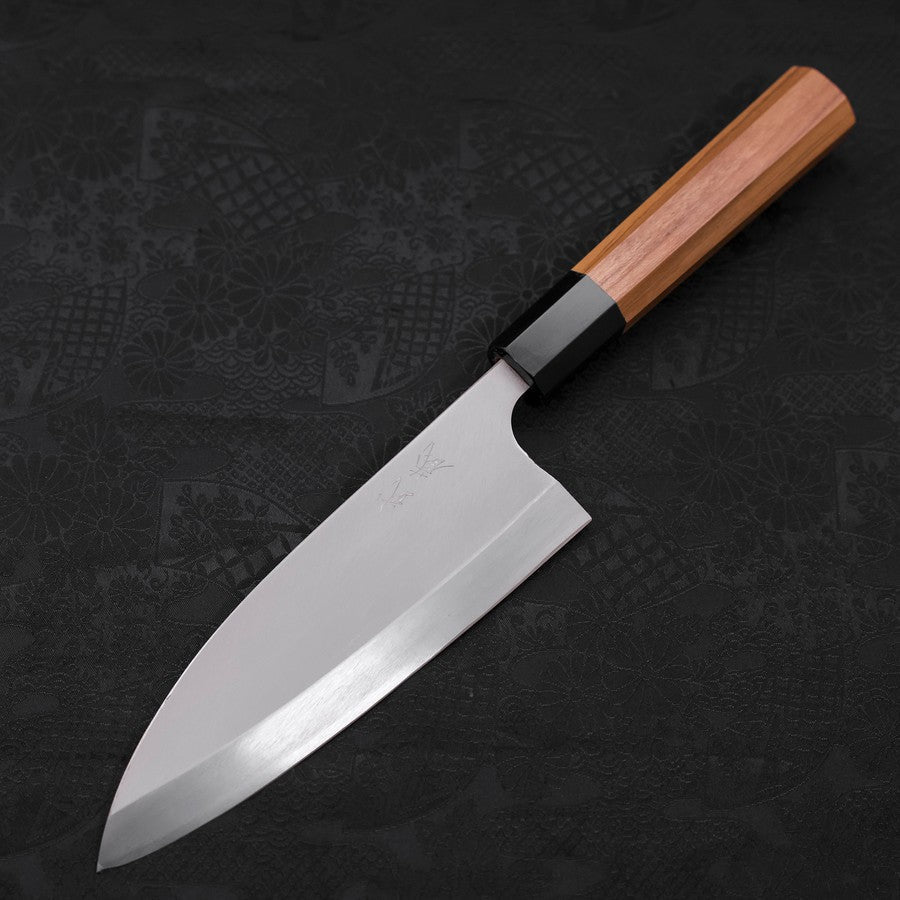10896左利き用 切付包丁 9寸 刺身包丁 刃は究極切のれ味 黒檀黒水牛八角柄 楽天市場】左利き用 先丸柳刃包丁 9寸（刃渡り270mm）尺（刃渡り300mm