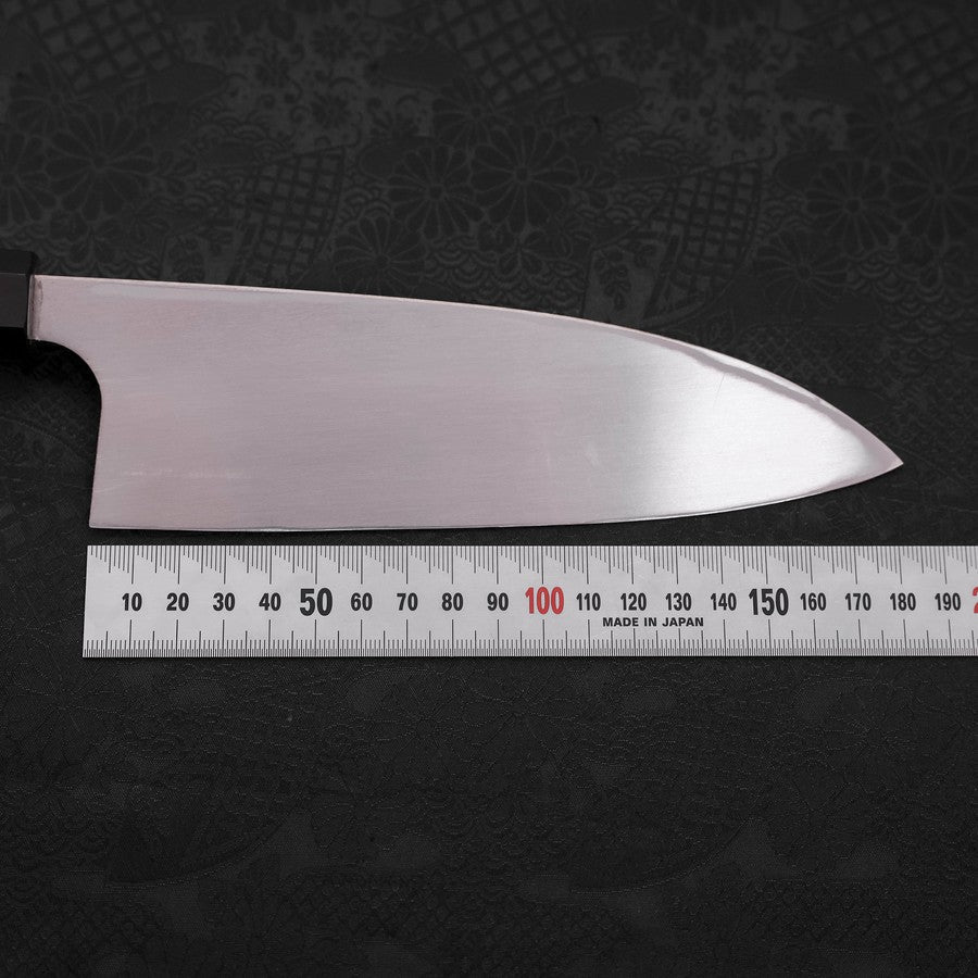 出刃 左利き AUS-10 磨き 水牛チーク柄 180mm – MUSASHI